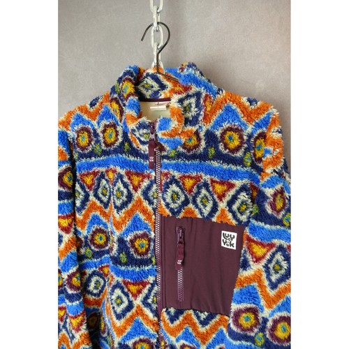 Lucy & Yak Fleecejacke Full Zip Azteken Rautenmuster Damen Gr. L - Bild 4 von 11