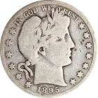 1895-O Barber Half Dollar