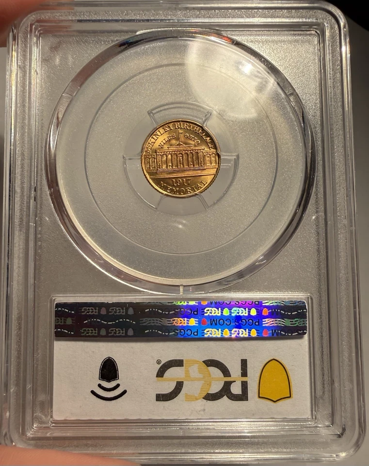 1917 $1 PCGS MS 66 CAC McKinley Commemorative Gold Dollar - Image 2 of 4