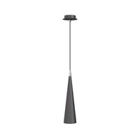 Pendelleuchte KüChe Metall Schwarz Ø10 Cm Rund GU10 Kegel HäNgelampe Esstisch