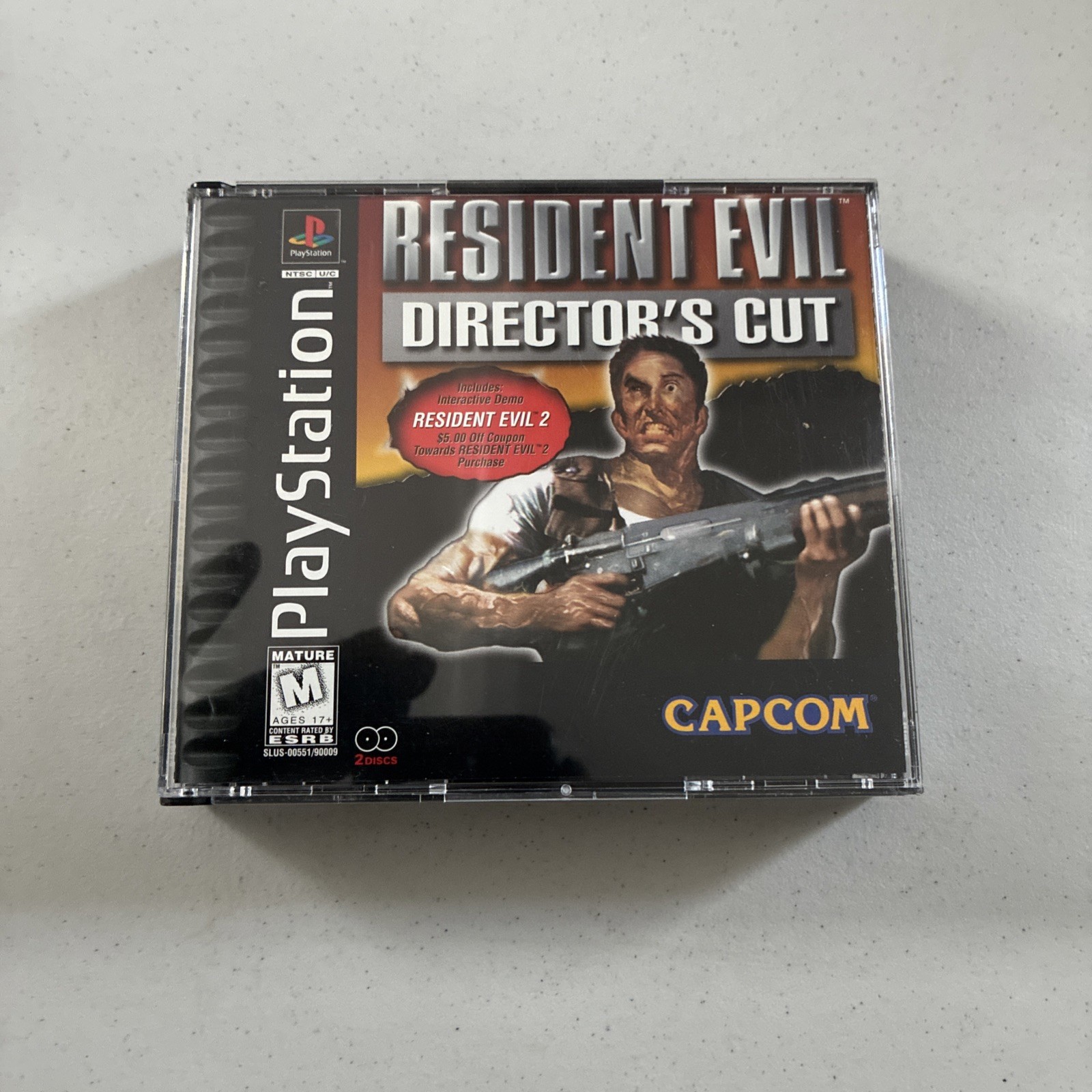 Resident Evil Director's Cut [2 Disc] (Sony PlayStation 1 PS1, 1997)