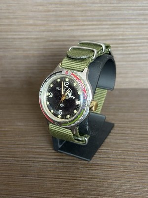 Vintage Vostok Amphibia Scuba Dude Automatic Watch Soviet USSR Diver serviced