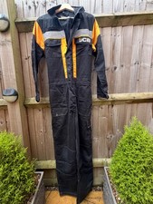 JCB Trade Reg Leg Coverall - Black, Medium