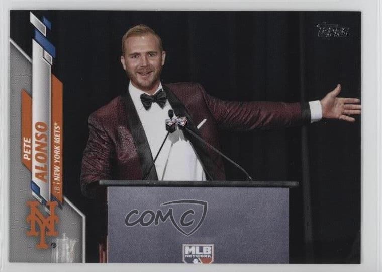 2020 Topps Update SP Photo Variation Pete Alonso (Award Speech) #U-187 19wj