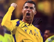 Cristiano Ronaldo Al-Nassr FC Signed Autographed 11x14 Photo W/COA