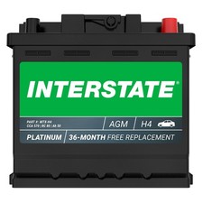 Interstate Batteries Group Size H4 Sli Agm Automotive Battery 12v 50ah 570cca