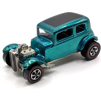 Hot Wheels Redline Classic  32 Ford Vicky 1969 Aqua Open-Shock Suspension U.S.A.