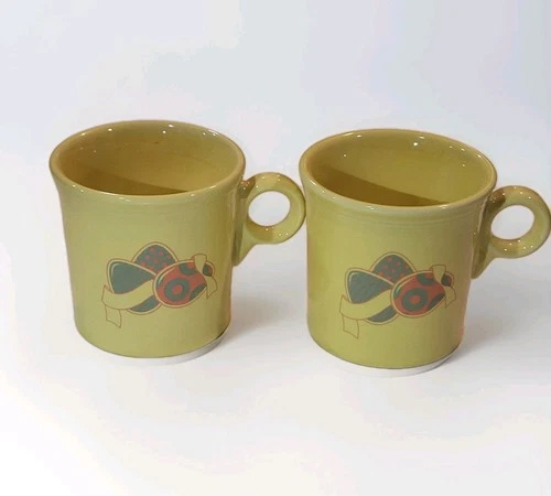 Fiesta Homer Laughlin Fiestaware Easter Mugs (2)