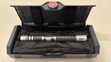 Star Wars Shadow Maul  Lightsaber Replica Black Silver Red with Display Case
