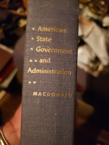 American State Government and Administration 1955 Book - Picture 5 of 12