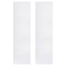 PC Fan Dust Mesh 39.4"x11.8" 0.8mm Hole, 2 Pcs Dust Filter White