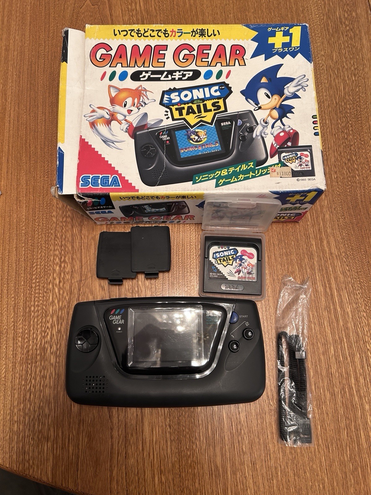 SEGA Game Gear Sonic Tails Version Japonaise  - En Boîte Avec Écran IPS