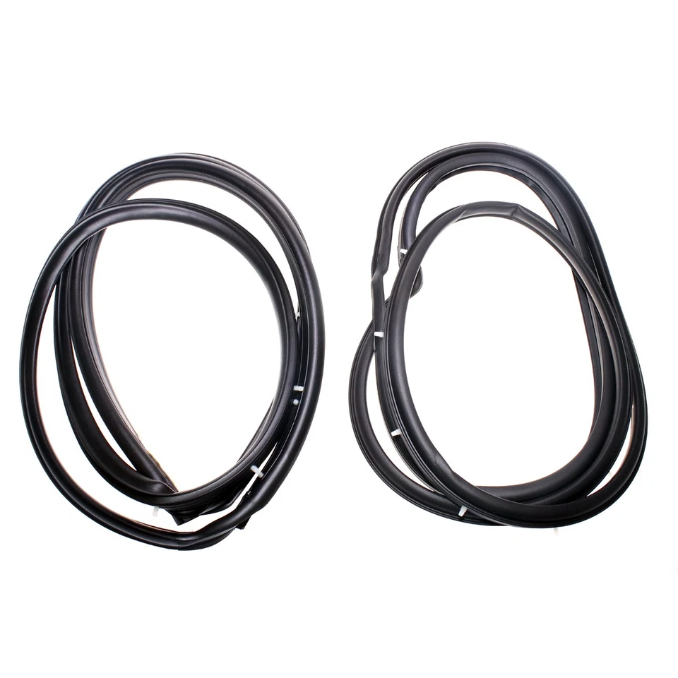 Fit 1991-95 Mitsubishi Mirage Lancer CA3A CB6A CD5A CE9A Rear Doors Weatherstrip - Изображение 3 из 4
