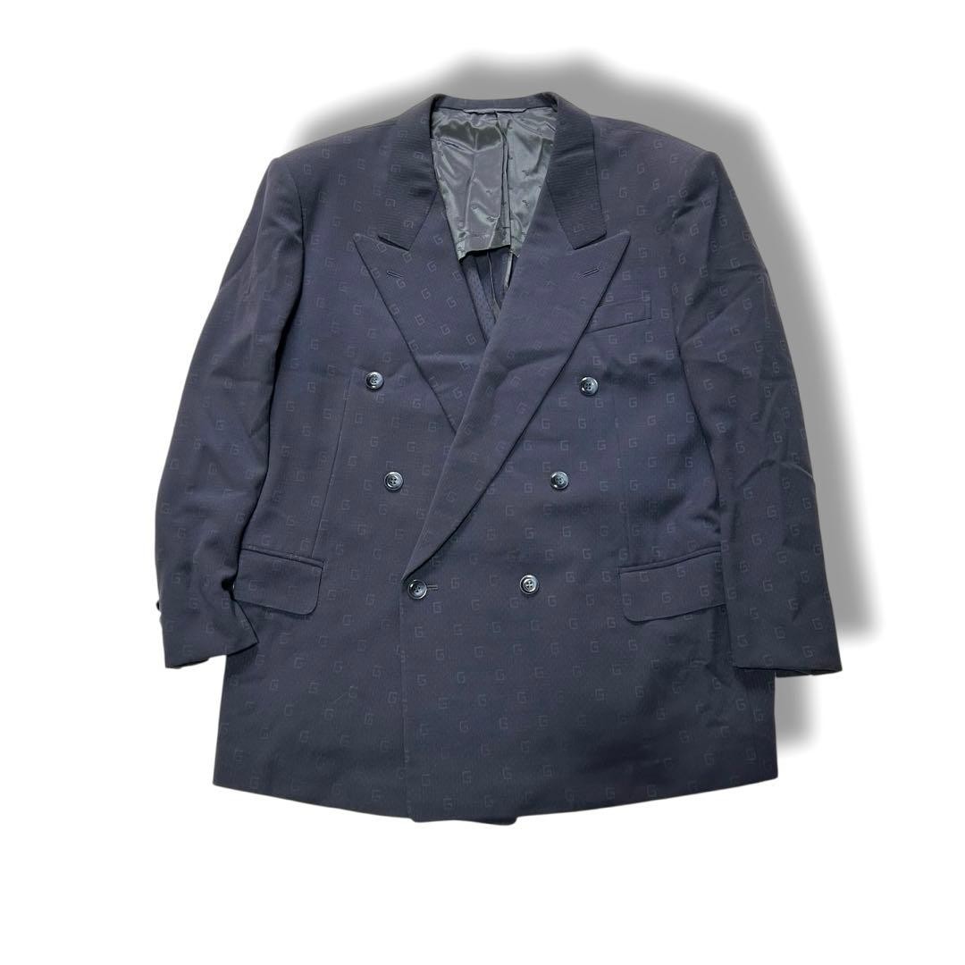 Givenchy G all over pattern suit setup double gray - image 2