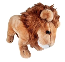 Free Standing Plush Lion Dakin Fun Farm Stuffed Animal Korea Vintage 1980