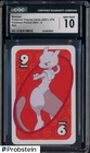 2019 Pokemon Pocket UNO 9 REd Playing Cards Mewtwo CGC 10 GEM MINT
