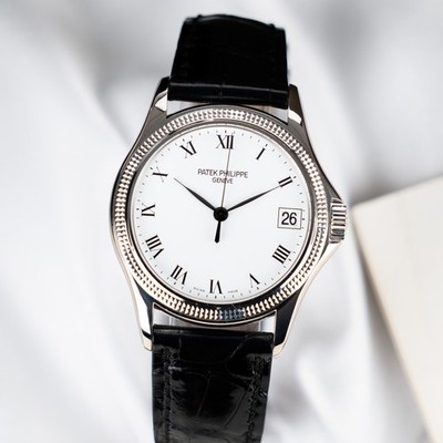 Patek Philippe Calatrava 5117G 18k Weißgold - Full Set, buyers invoice