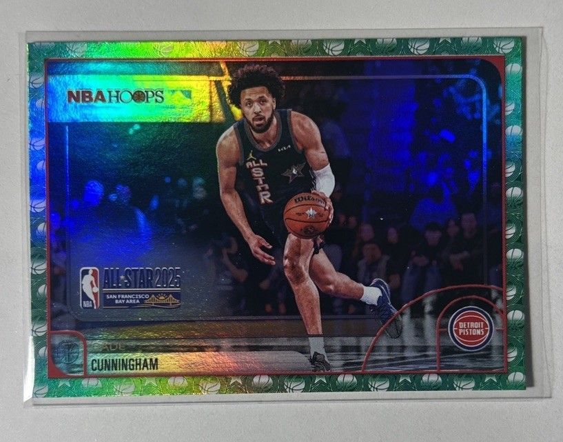 2025-26 Topps NBA Hoops Cade Cunningham #282 All-Stars Green Hoops
