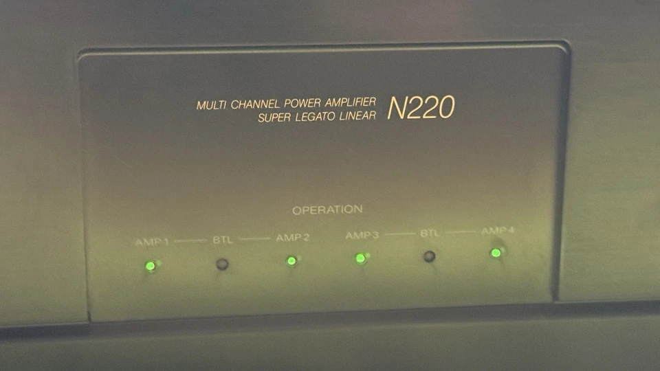 Sony TA-N220 Stereo Power Amplifier Japan Wood Sides Clean Serviced Sounds Great - Image 2 of 4