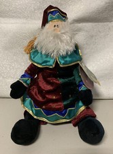 2002 First  Main plush OLE ST. NICKLESBY SANTA COLLECTION With Gift Tag