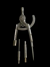 Vintage Eagle Pencil Co USA 6” Drafting Compass School