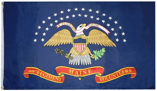 3X5 Old Maine 1901 Bandiera Banner 100D W/ Anelli Di Tenuta - Foto 6