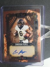 2023 Wild Card 5 Card Draw Camerun Peoples Auto RC 2/5 Appalachian State