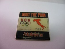 Boot the Pain Motrin IB 2006 Italy Olympics Pin