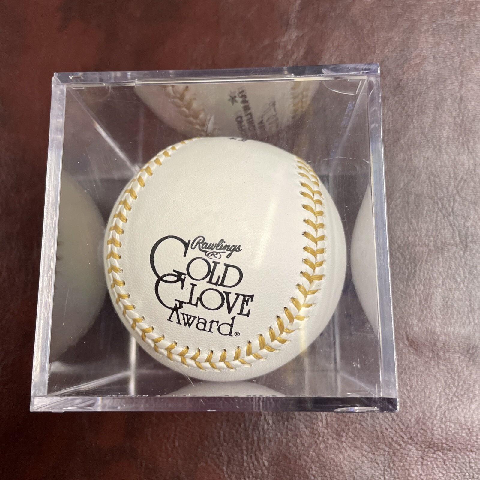 Gold Glove Logo Rawlings Baseball & Case eBay