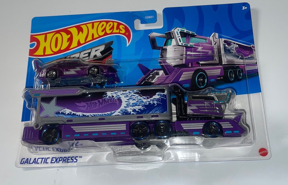 Hot Wheels Purple Galactic Express Hauler 2024 Rare New In Hand | eBay