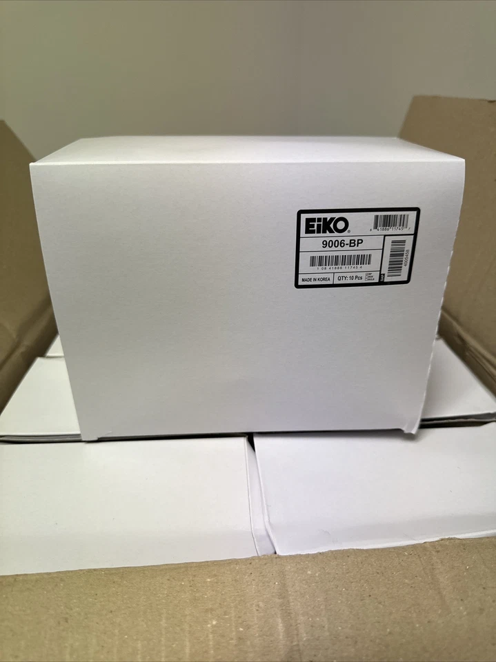 (10) PACK Bombilla Faro - Lámpara Estándar - Paquete Blister Delantero Eiko 9006-BP Foto 4 de 4