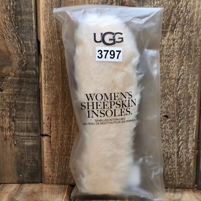 UGG WOMENS SHEEPSKIN INSOLE NATURAL FITS SIZE US