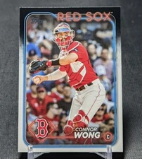 Connor Wong 2024 Topps Series 1 Flagship Baseball Card #104 Boston Red Sox