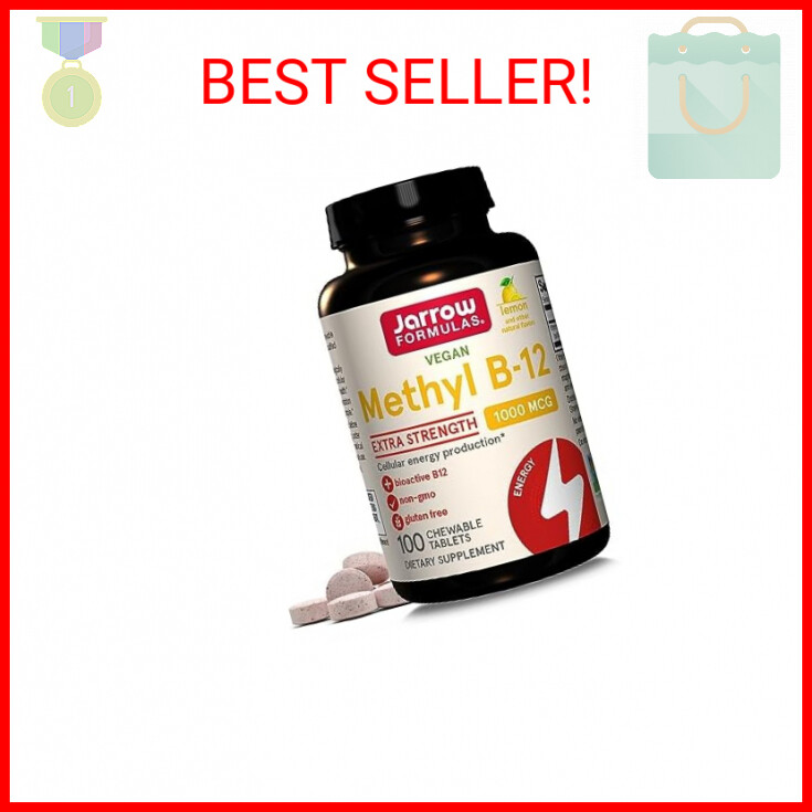 Jarrow Formulas Methyl B12 1000mcg Supplement for Cellular Energy & Health