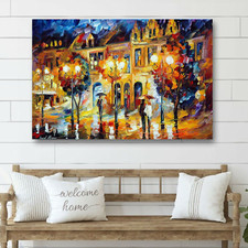 Leonid Afremov IL RITORNO AI SOGNI 30"x24" EDIZIONE LIMITATA GICLÉE ORIGINALE