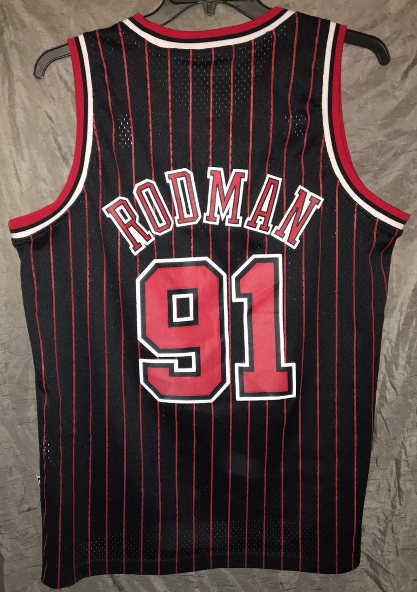 Mitchell & Ness Bulls Dennis Rodman camiseta negra