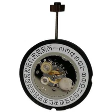 24H 4-Hand Quartz Watch Movement With Battery & Stem Replacement For Ronda 515H