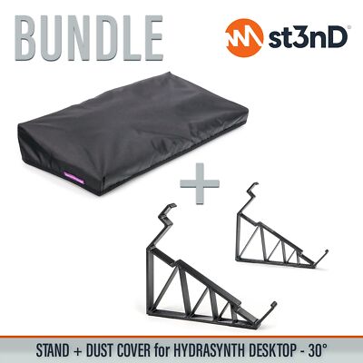 STAND + DUST COVER for ASM HYDRASYNTH DESKTOP - 30° | BUNDLE OFFER