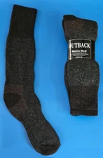 4 Pair Long Acrylic / Merino Wool Boot / Work Socks sock size 10-13 FREE SHIP