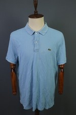 Lacoste Light Blue Slim Fit Short Sleeve Polo Shirt Size 3XL