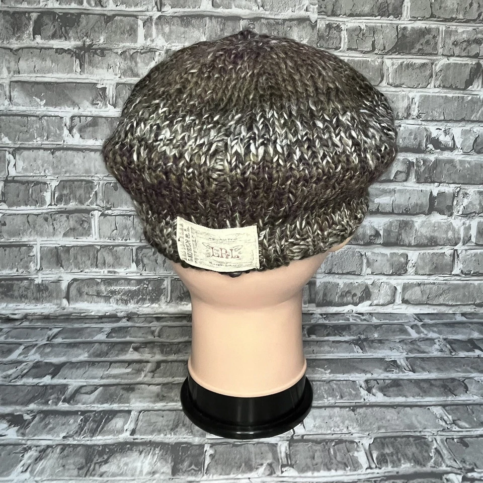 Lauren Ralph Lauren Knit Acrylic Beret Beanie Hat With Brim One Size - Image 4 of 4