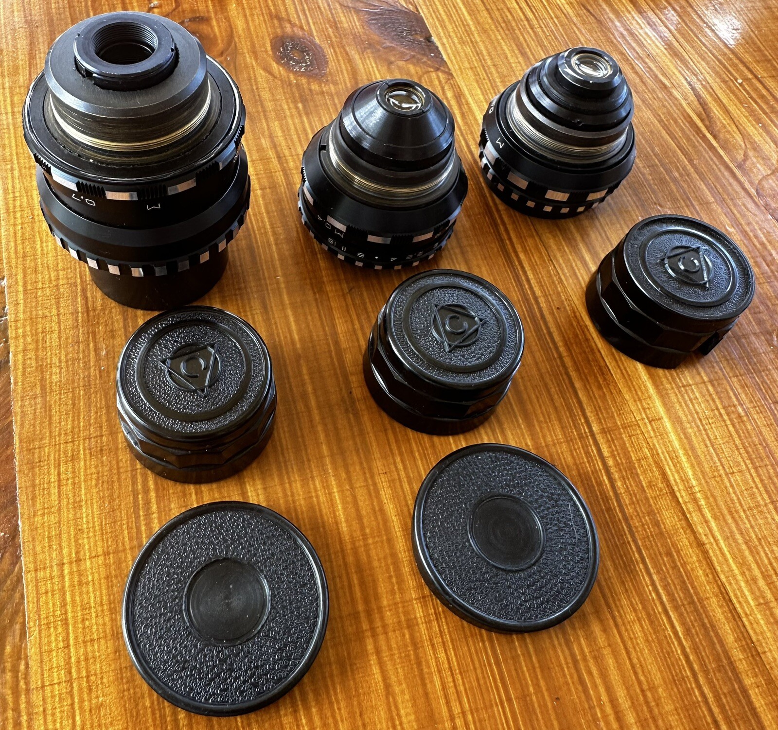 3 lenses Mir-11M Vega 7-1 Tair-41M for BMPCC Blackmagic camera Kiev 16U