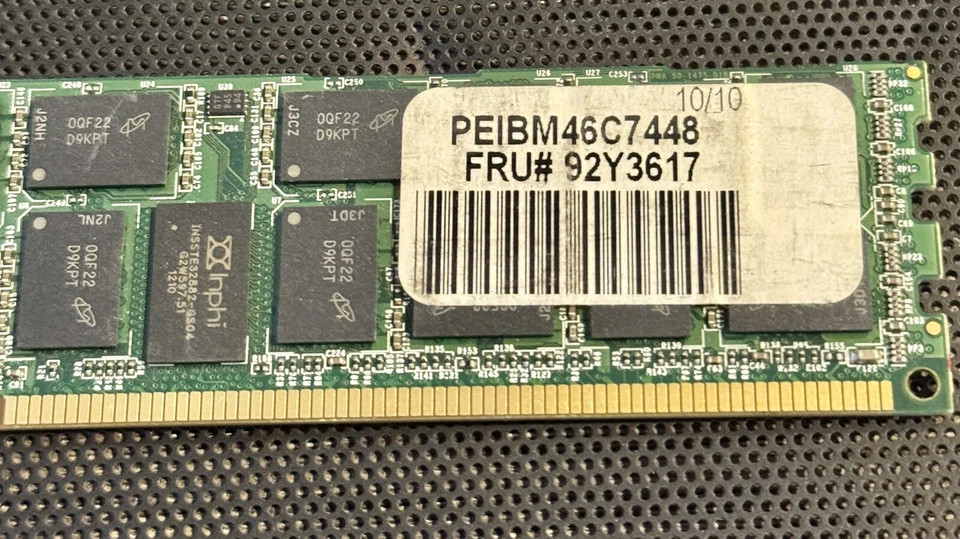 8GB (2x4GB) DDR3 ECC RAM - Mixed Part Numbers - Pulled from Server - Image 4 of 4