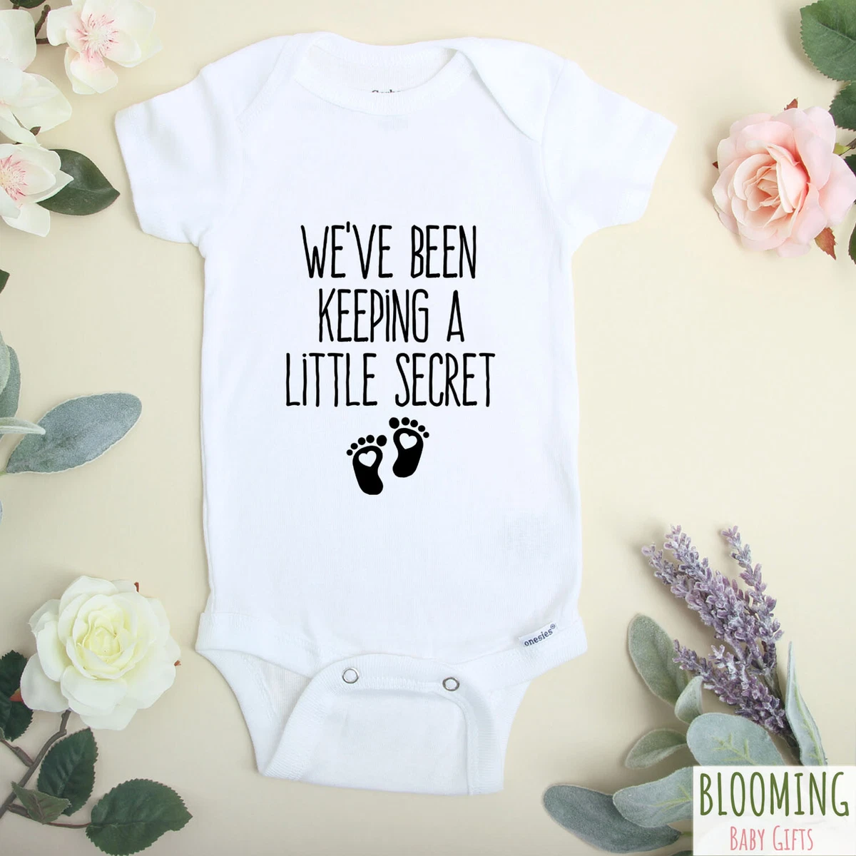 Funny baby cheap announcement onesies