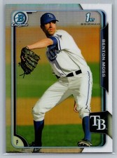 2015 Bowman Draft #35 Benton Moss Chrome Refractors