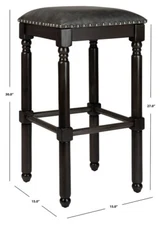 Safavieh Preston Bar Stool, Reduced Price 2172702006 BST6400A-SET2