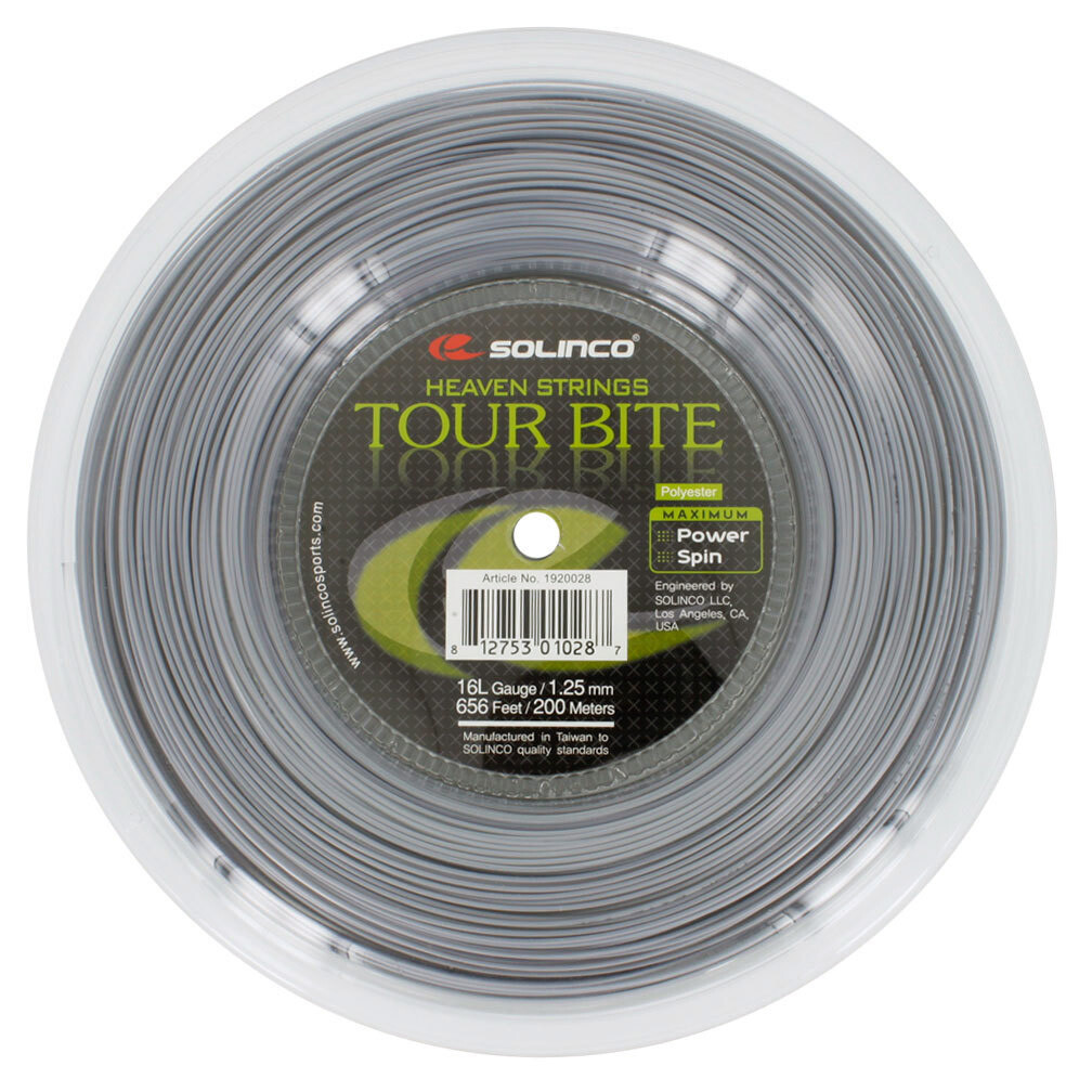 Solinco Tour Bite 16L 1.25mm Tennis Strings 200M Reel