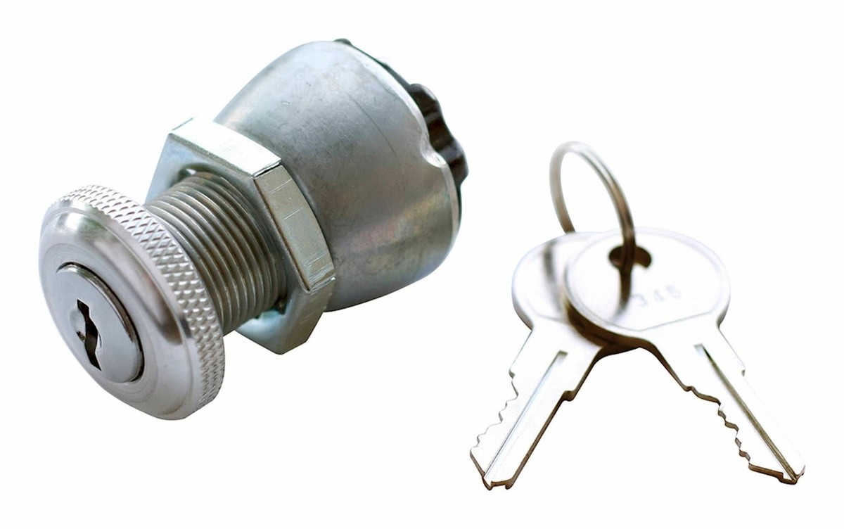 Bike It Universal Motorcycle Ignition Switch 3 Position 6/12/24V