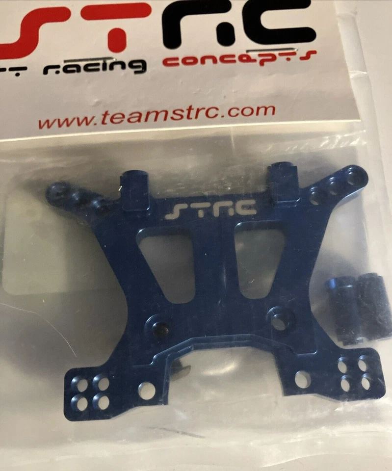 ST6839B St Racing Concepts Aluminum HD Front Shock Tower (Blue) (Slash 4x4) - Image 2 of 4