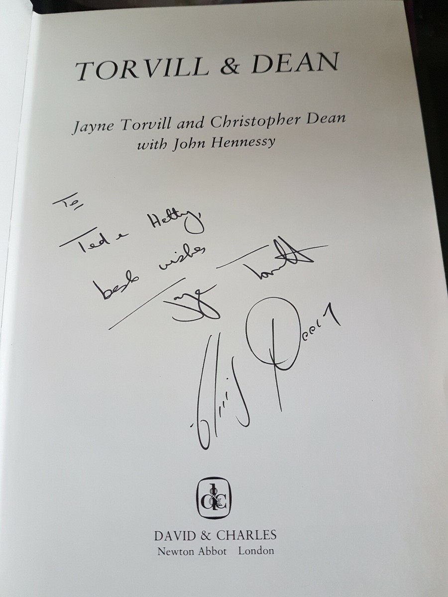 Torvill and Dean Book - John Hennessy - Signed by Jayne and